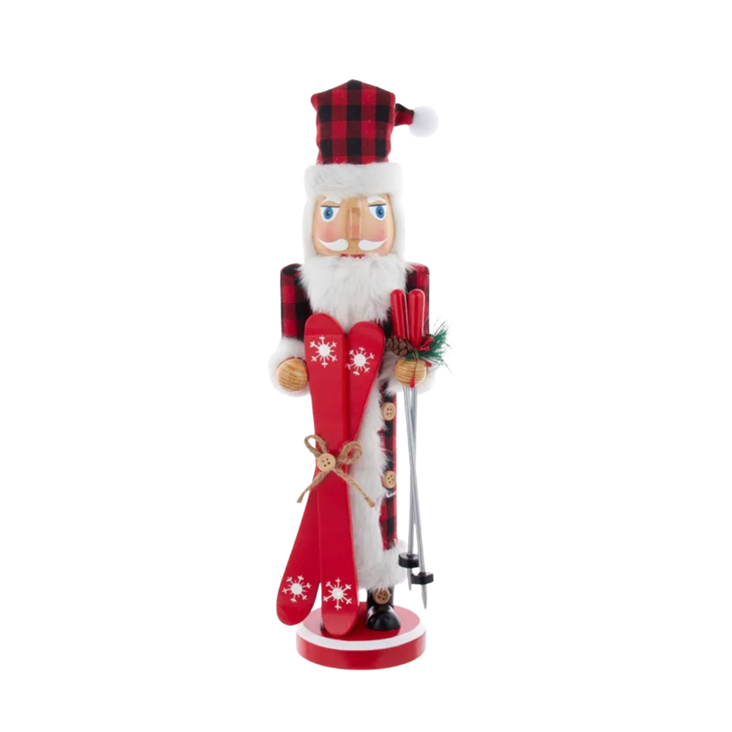 Ski Santa Christmas Nutcracker