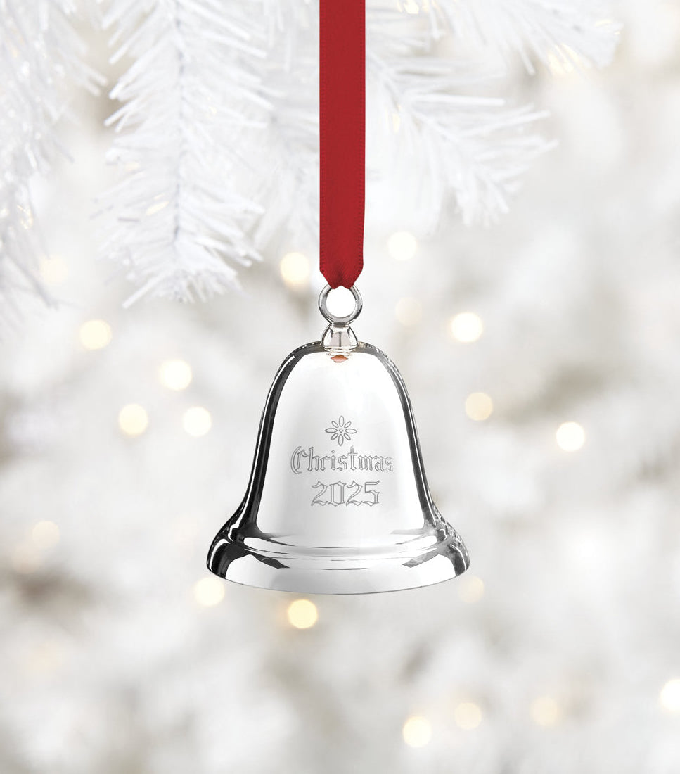 2025 Annual Christmas Bell - Sterling Silver