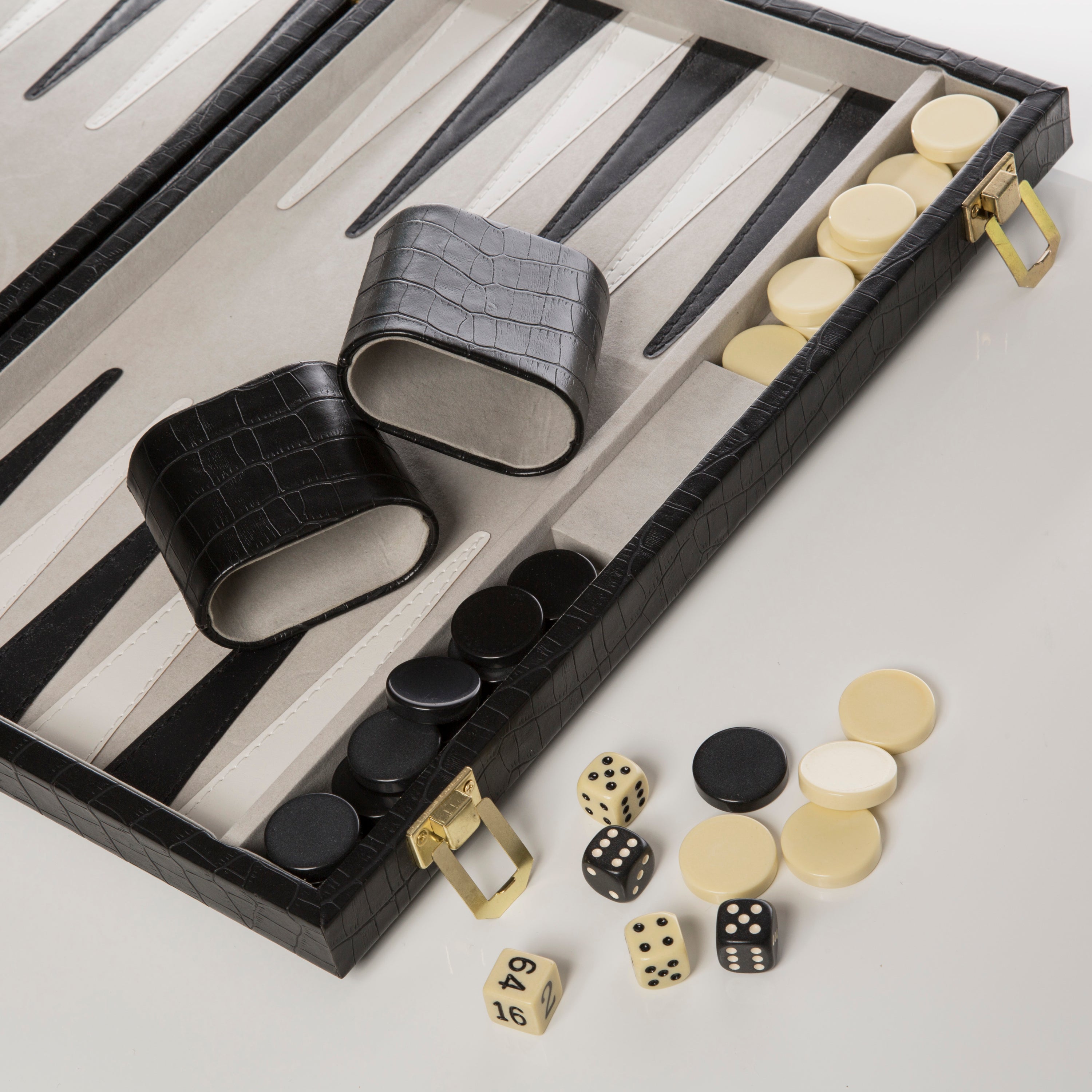 Leather Backgammon Set