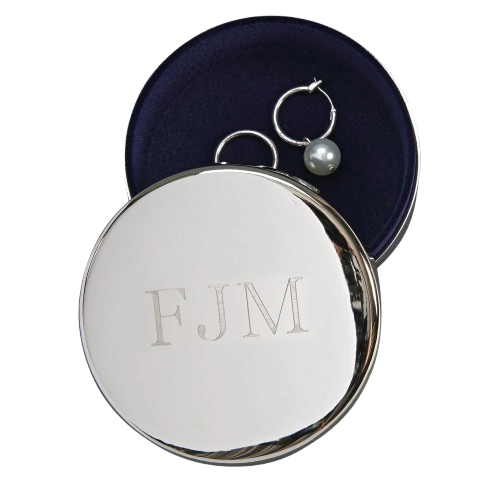 Round Nickel Keepsake Box