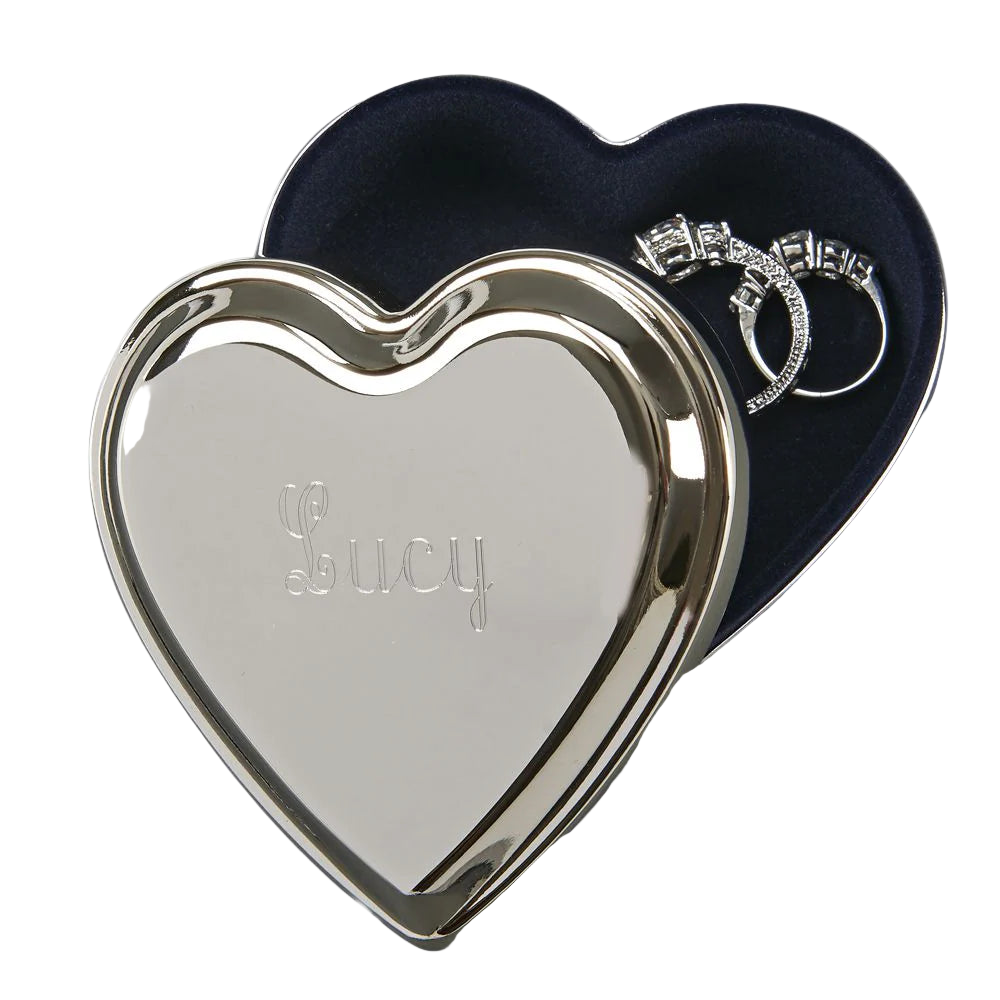 Heart Nickel Keepsake Box