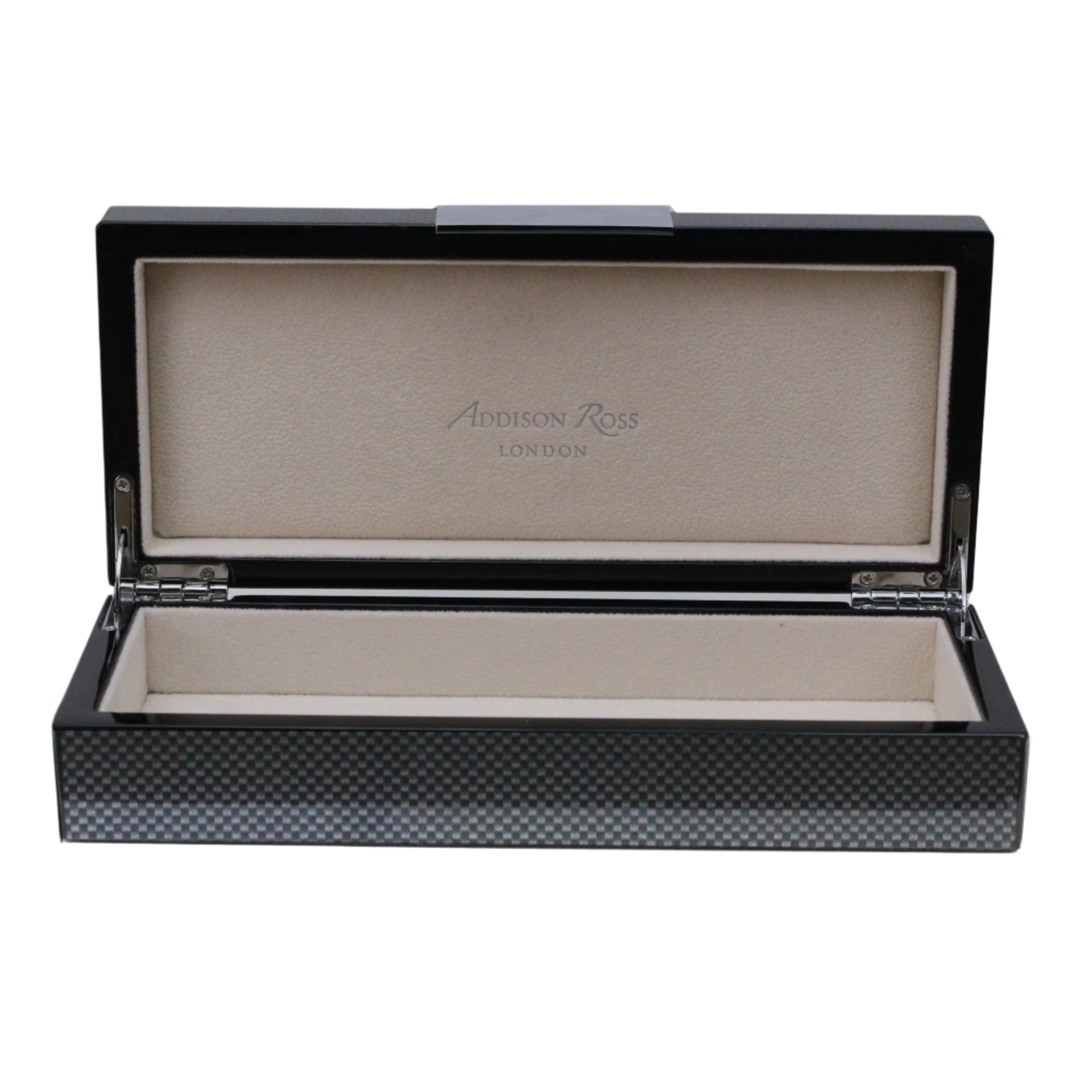 Carbon Fiber Box with Silver