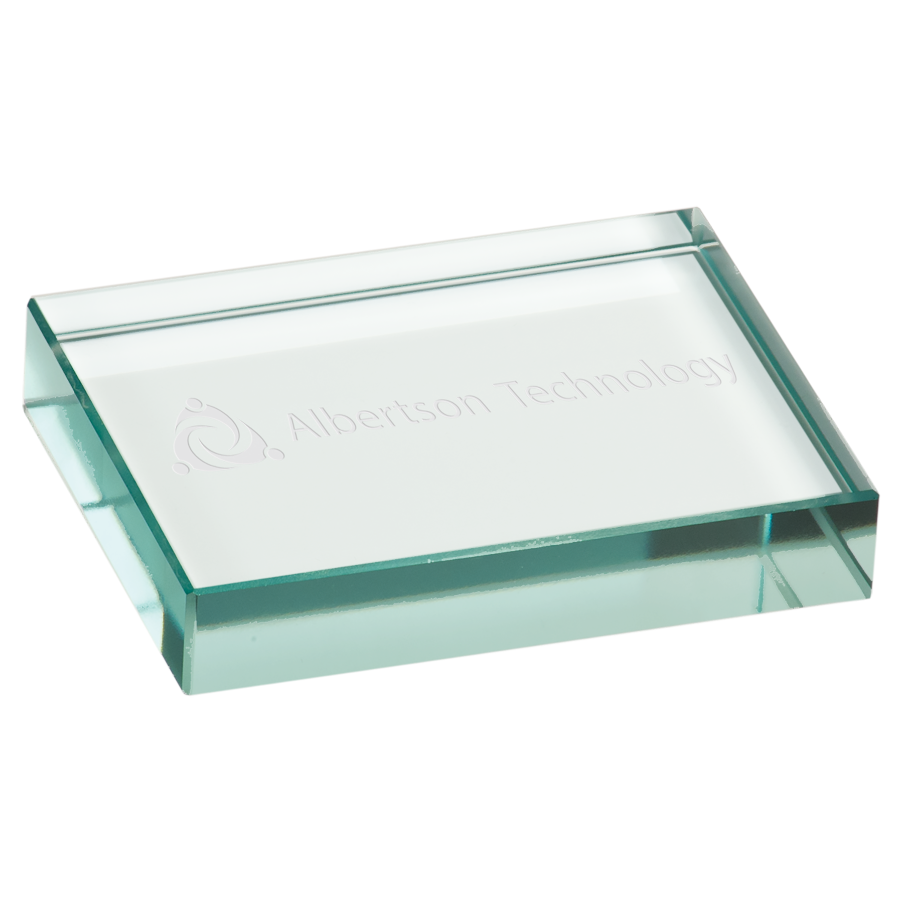 Jade Glass Paperweight