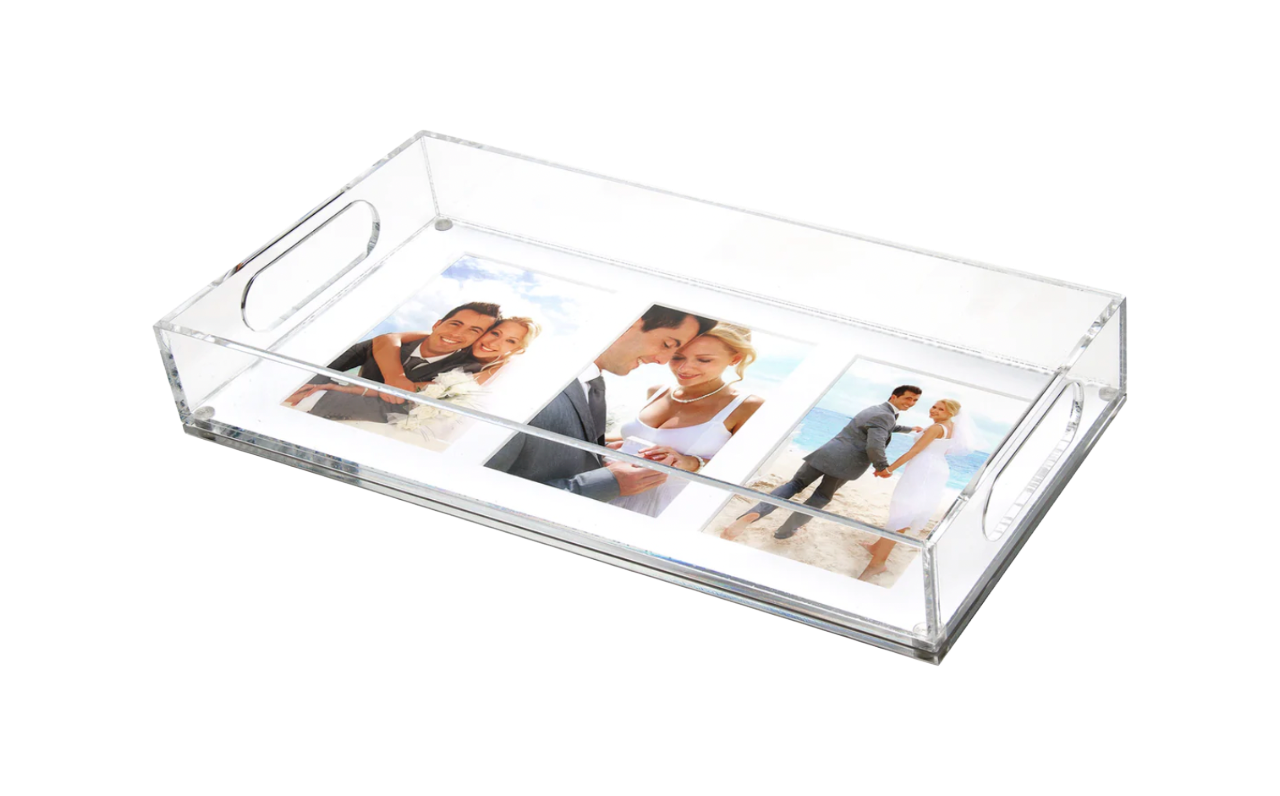 Photo Tray for Three Photos