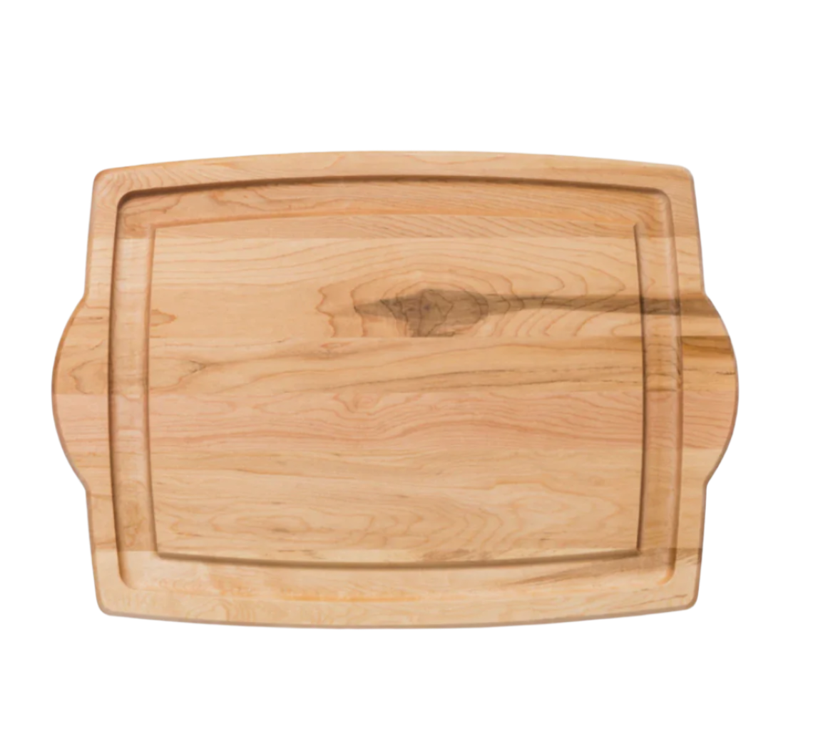 Farmhouse Maple Cutting Board with Handles 20x14