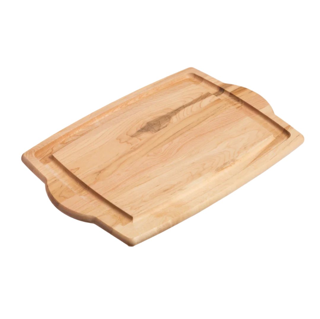 Farmhouse Maple Cutting Board with Handles 20x14
