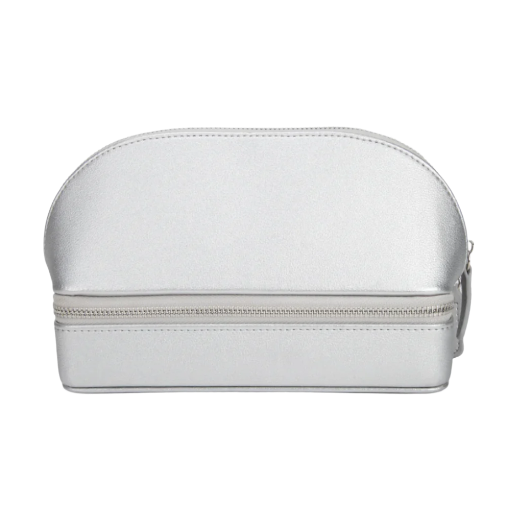 Leather Makeup + Jewelry Travel Case