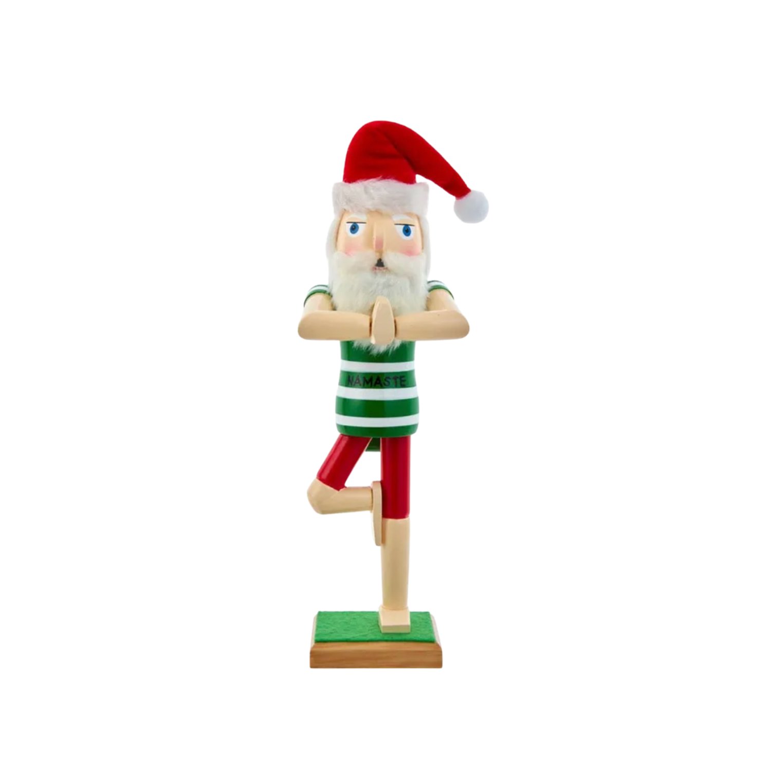Yoga Santa Christmas Nutcracker