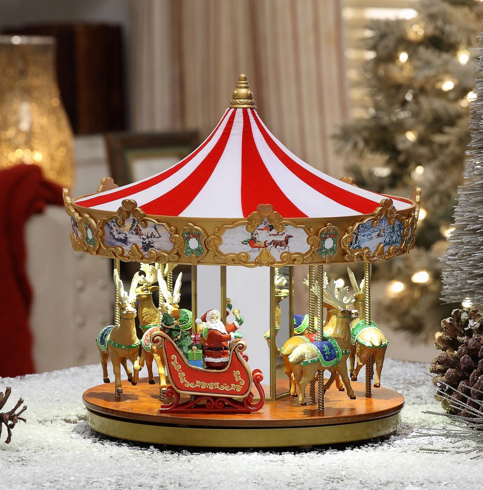 Animated Very Merry Carousel