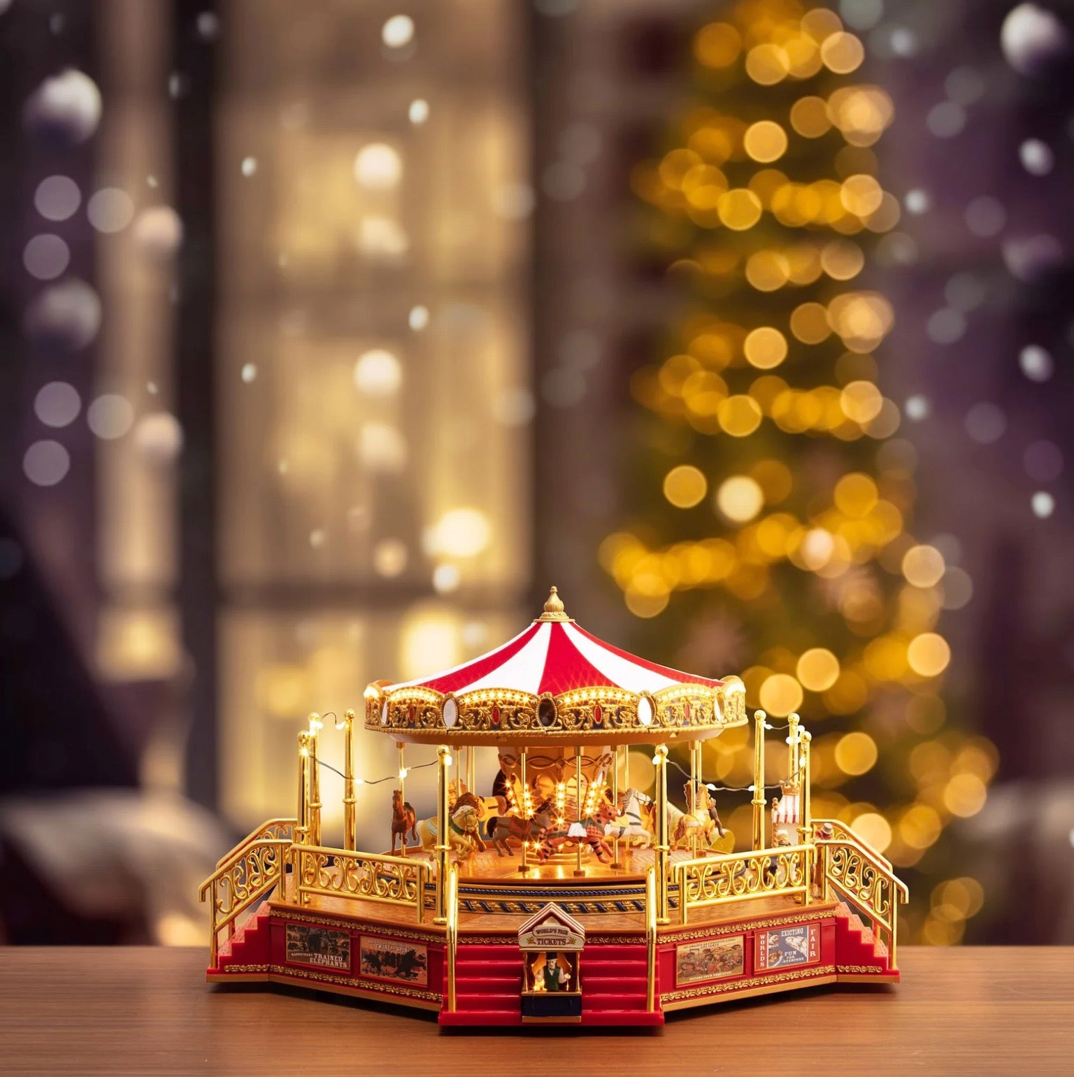 Animated World's Fair Boardwalk Carousel