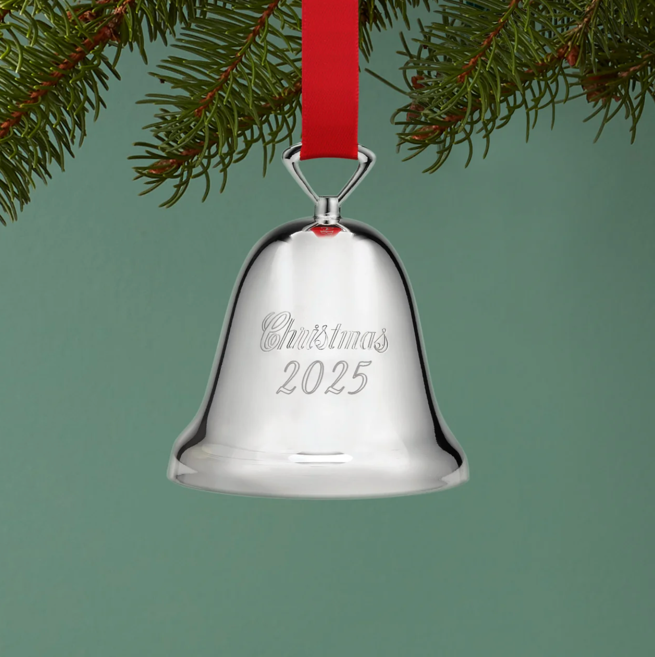 2025 Annual Christmas Bell - Silver Plated